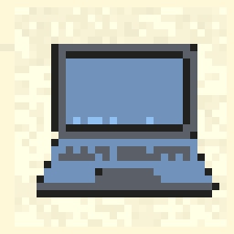 Moonwell Laptop Sketch 32x32 pixel art by greenleopard239