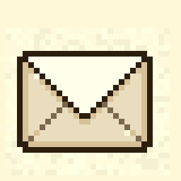 Harbor Envelope Sketch 32x32 pixel art by greenleopard239