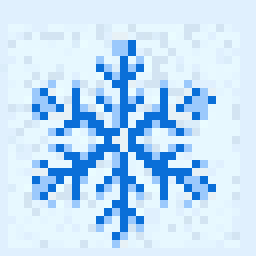 Lantern Snowflake Foundry 32x32 pixel art by redkoala612