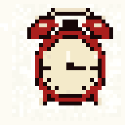 Mosslit Alarm Clock Foundry 32x32 pixel art by redkoala612
