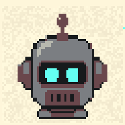 Dawn Robot Head Drop 64x64 pixel art by organicrabbit383