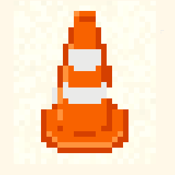 Hearth Traffic Cone Drop 256x256 pixel art by organicrabbit383