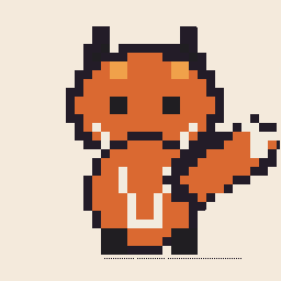 Arcade Red fox Relic 256x256 pixel art by crazyelephant693