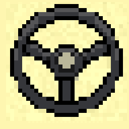 Tiny Steering Wheel Relic 64x64 pixel art by crazyelephant693