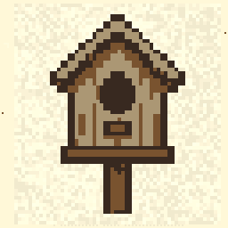 Lantern Birdhouse Sprite 128x128 pixel art by blackladybug342