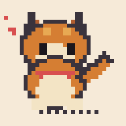 Harbor Shiba dog Sprite 32x32 pixel art by blackladybug342
