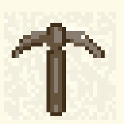 Harbor Pickaxe Sprite 32x32 pixel art by blackladybug342