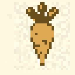 Harbor Carrot Sketch 32x32 pixel art by smalldog597