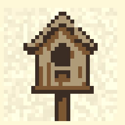 Moonwell Birdhouse Sketch 32x32 pixel art by smalldog597