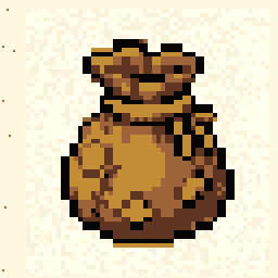 Copper Loot Bag Patch 128x128 pixel art by heavypeacock169