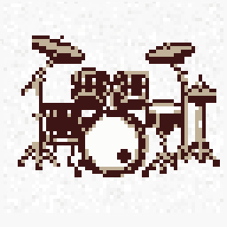 Cloud Drum Kit Patch 128x128 pixel art by heavypeacock169