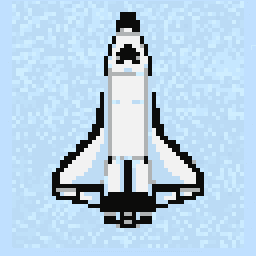 Arcade Space Shuttle Relic 256x256 pixel art by brownzebra904