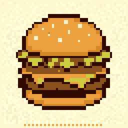 Tiny Burger Relic 64x64 pixel art by brownzebra904