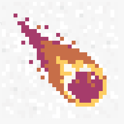 Meadow Comet Token 128x128 pixel art by crazydog346