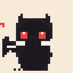 Lantern Black cat Token 32x32 pixel art by tinybutterfly860