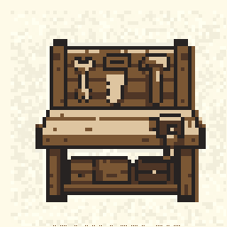 Arcade Workbench Study 256x256 pixel art by angryfrog968