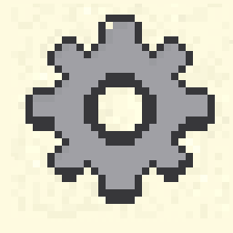 Tiny Gear Study 64x64 pixel art by angryfrog968