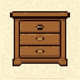 Weathered Dresser Study 256x256 pixel art by angryfrog968