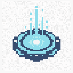 Arcade Teleporter Pad Study 64x64 pixel art by silverswan664