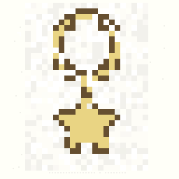 Cloud Keychain Drop 128x128 pixel art by tinyfish568