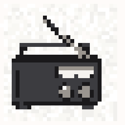 Meadow Portable Radio Drop 32x32 pixel art by tinyfish568