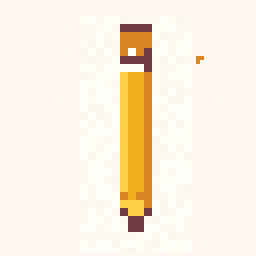 Hidden Pencil Drop 64x64 pixel art by lazyfish298