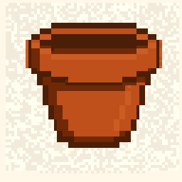 Arcade Flower Pot Scene 64x64 pixel art by sadmeercat110