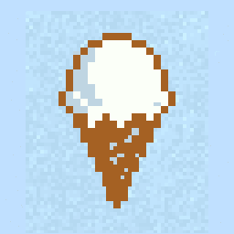 Hearth Ice Cream Cone Token 256x256 pixel art by greenpanda354
