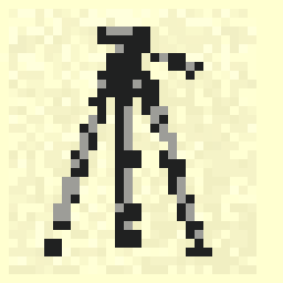 Pocket Camera Tripod Scene 32x32 pixel art by orangekoala686