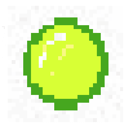Cloud XP Orb Scene 128x128 pixel art by orangekoala686