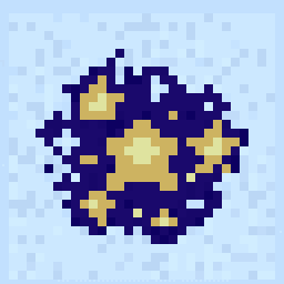 Mosslit Star Cluster Sprite 128x128 pixel art by redlion989