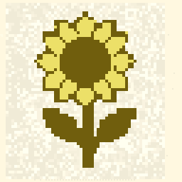 Pocket Sunflower Relic 128x128 pixel art by crazyduck190