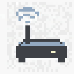 Moonwell WiFi Router Badge 32x32 pixel art by sadmeercat984