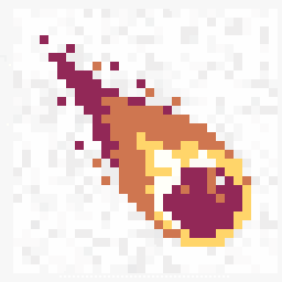 Lantern Comet Patch 128x128 pixel art by whiteduck795