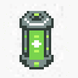 Weathered Energy Cell Relic 256x256 pixel art by happypeacock291