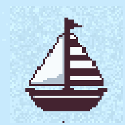 Hidden Sailboat Relic 64x64 pixel art by happypeacock291