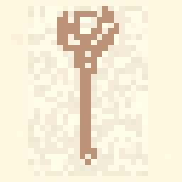Pocket Enchanted Staff Badge 32x32 pixel art by whitetiger571