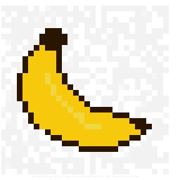 Cloud Banana Badge 128x128 pixel art by whitetiger571