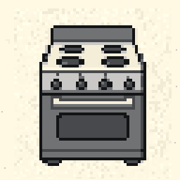 Copper Kitchen Stove Badge 128x128 pixel art by whitetiger571