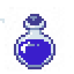 Lantern Mana Potion Study 32x32 pixel art by whitefrog327