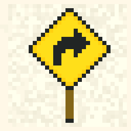 Harbor Road Sign Patch 32x32 pixel art by bluebear448