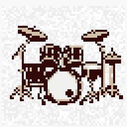 Lantern Drum Kit Patch 128x128 pixel art by bluebear448
