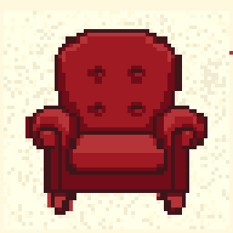 Dawn Armchair Patch 64x64 pixel art by sadpeacock547