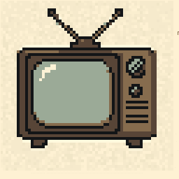 Hearth Vintage TV Patch 256x256 pixel art by sadpeacock547